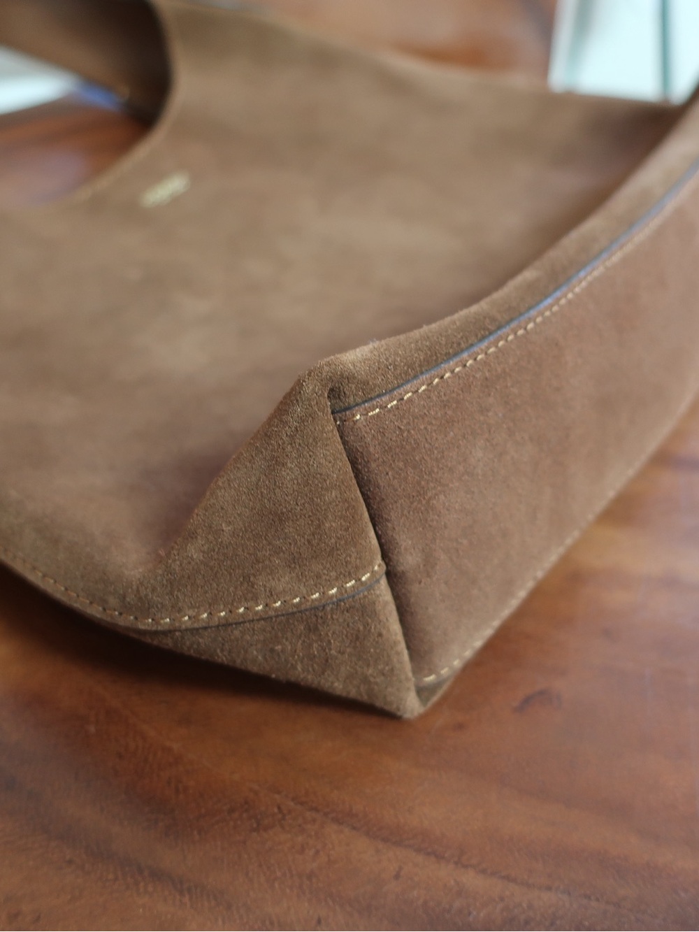 Coach Brooklyn 28 in Warm Brown Suede - Picture 6 of 14